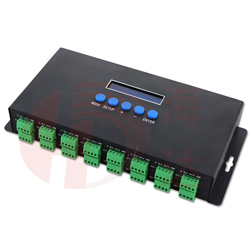 Ethernet-SPIDMX pixel light controller-2
