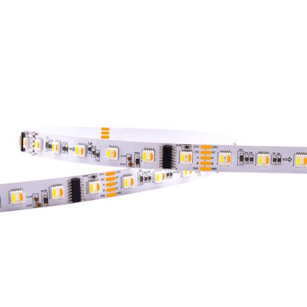 DC24V 60Leds DMX512 RGBCCT addressable LED tape strips